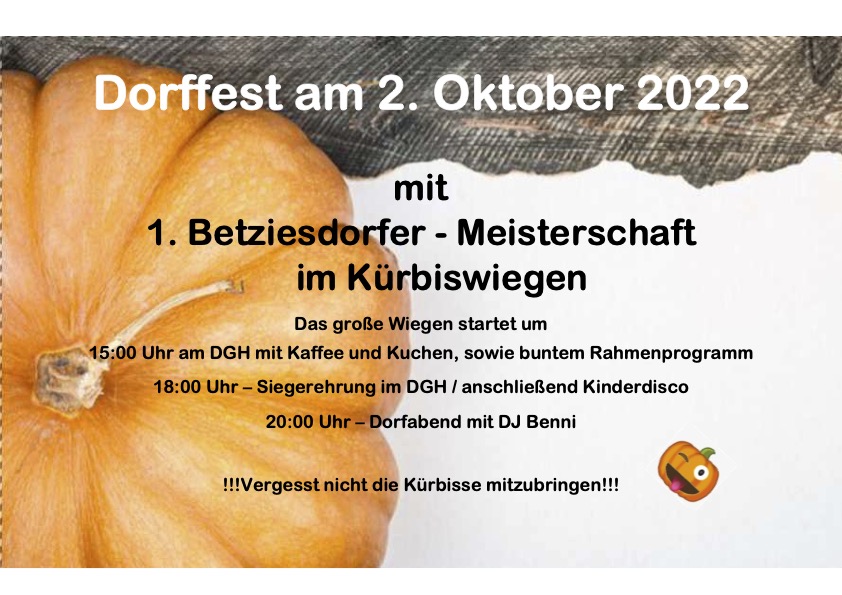 Dorffest 2022