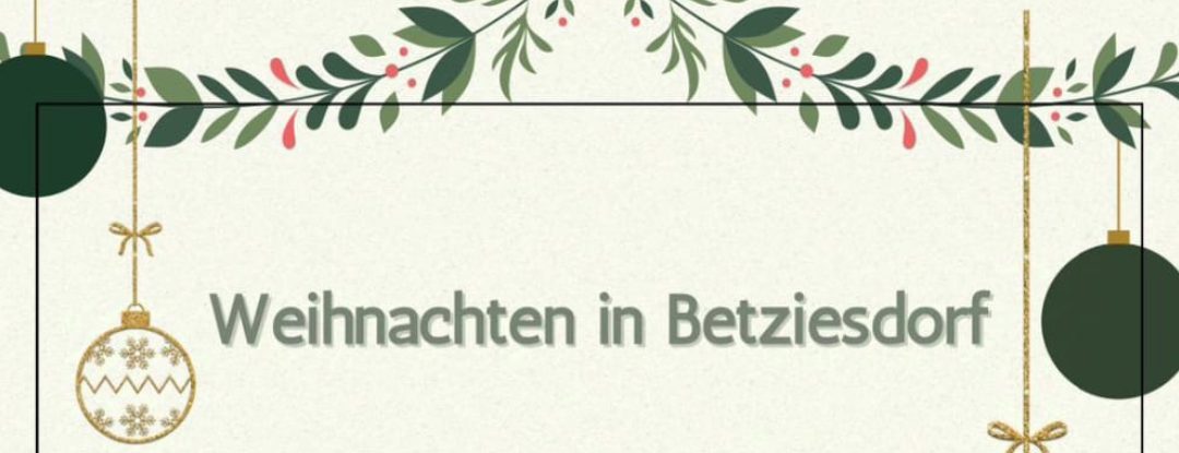 Weihnachten in Betziesdorf